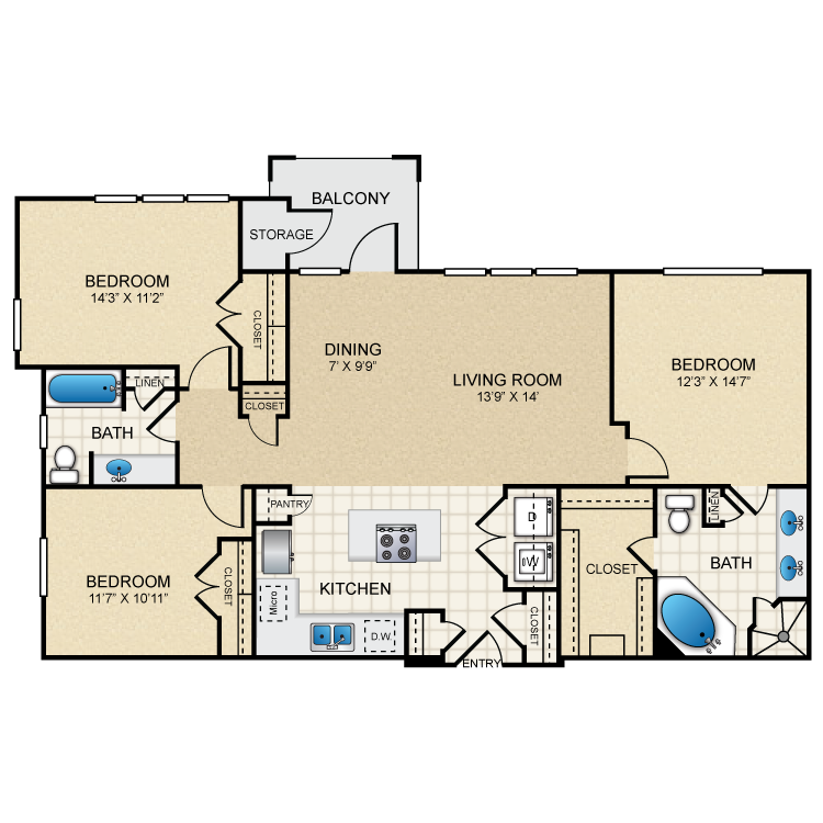 Floor plan image of C13