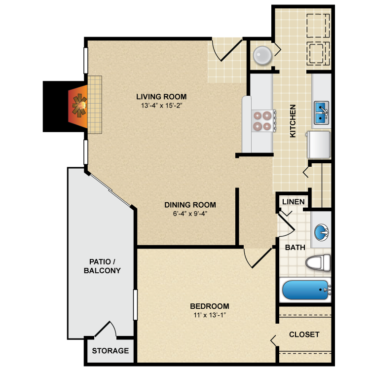 Floor plan image of A3