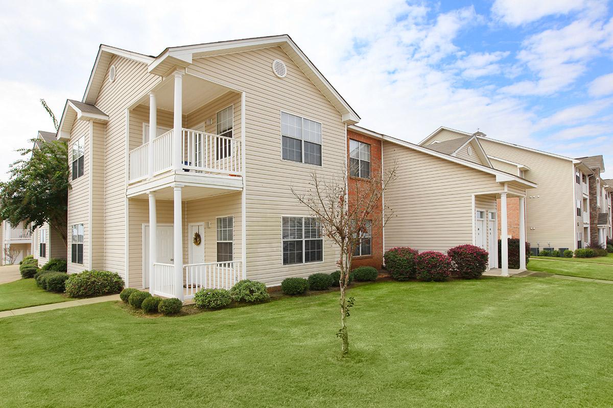 a large lawn in front of a house