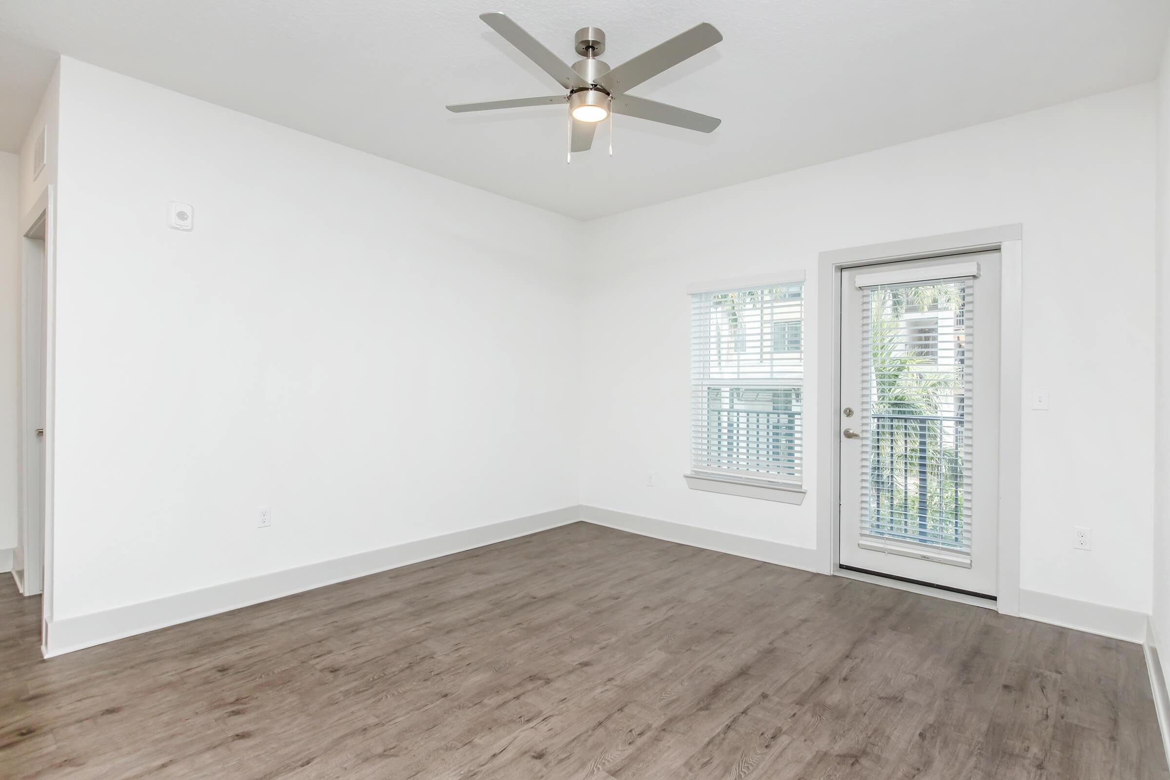 a room with a wooden floor