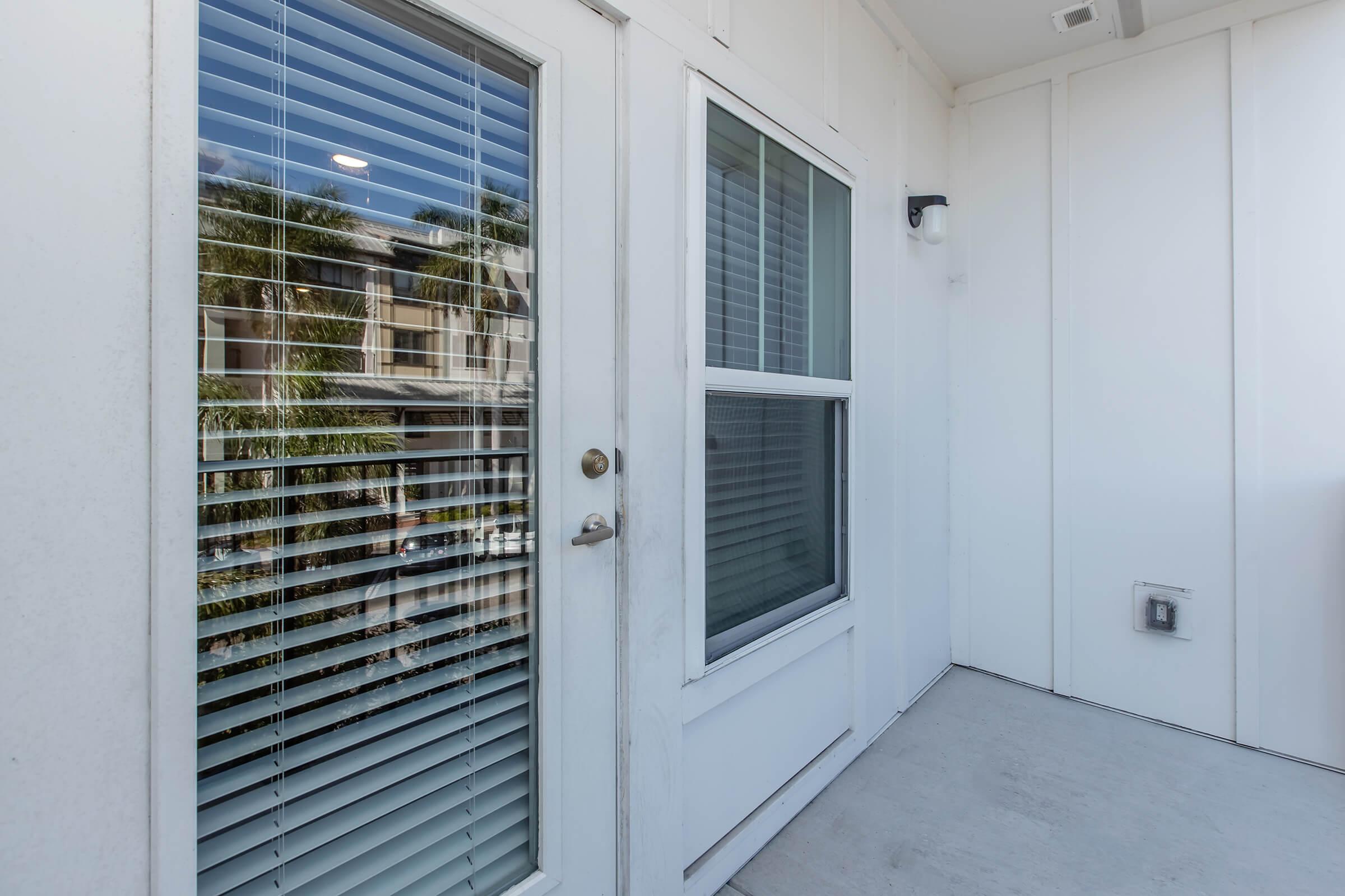 a door with a window