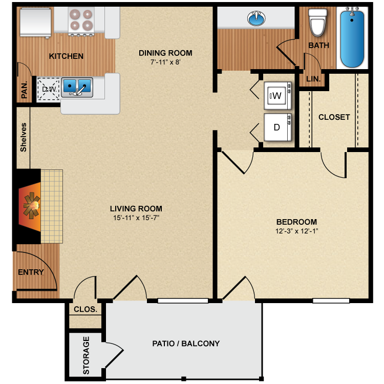 Floor plan image of A2
