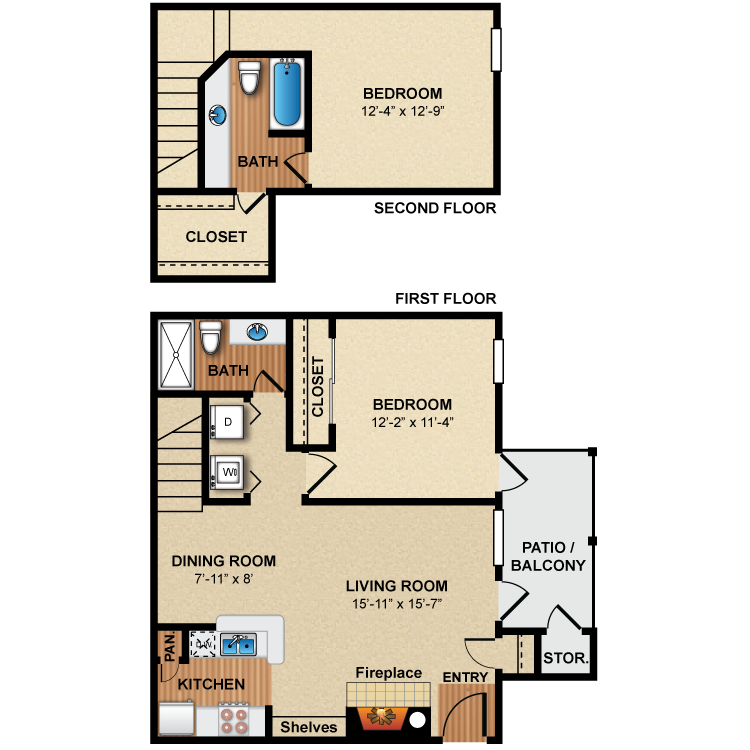 Floor plan image of B2