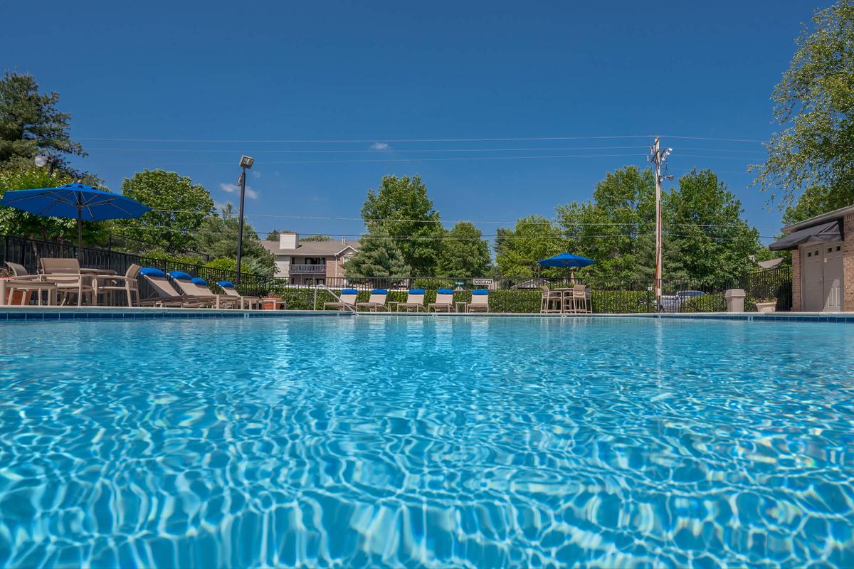 The Salt Water Swimming Pool at South Wind Apartment Homes