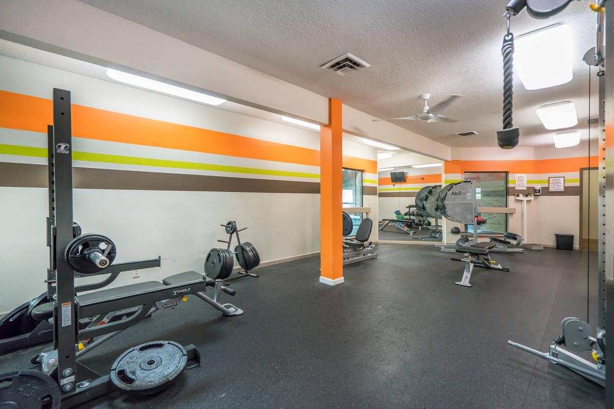 Weight and Cardio Room at South Wind Apartment Homes