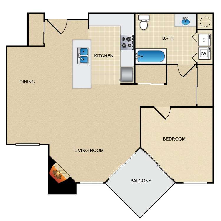 Floor plan image of Cedar