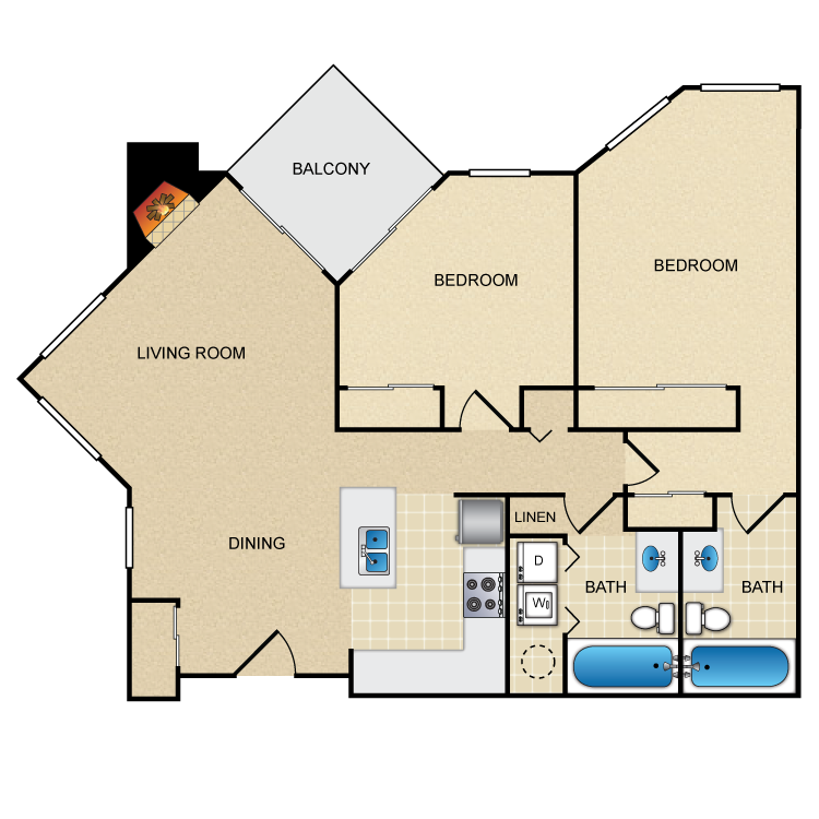 Floor plan image of Pine