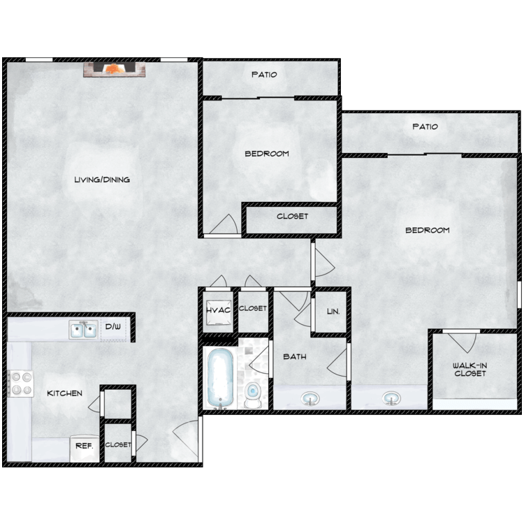 Floor plan image of 980