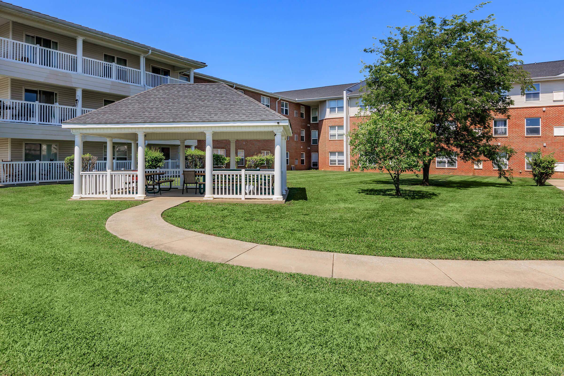 a large lawn in front of a house