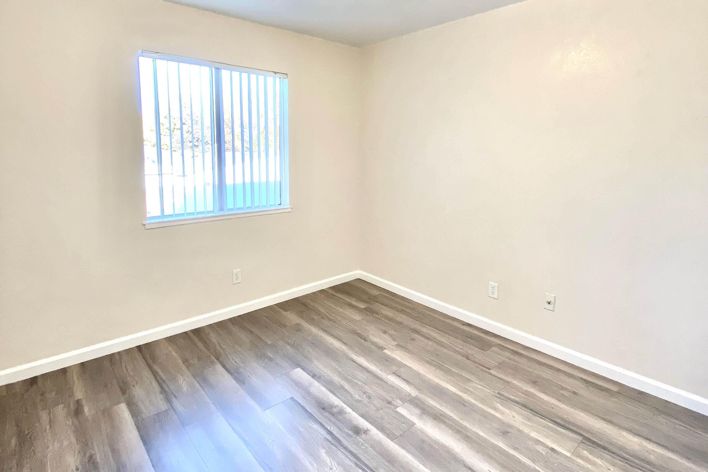 a room with a wooden floor