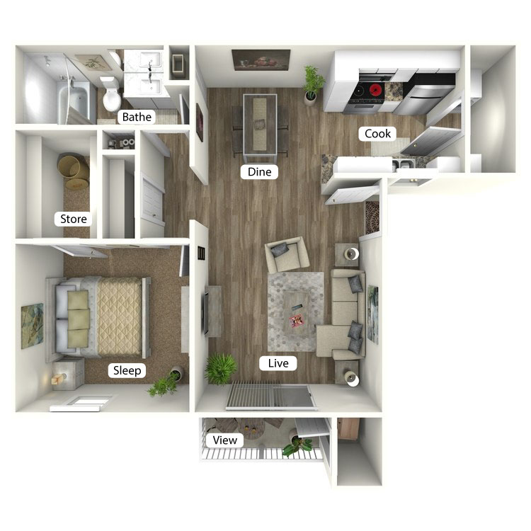 Floor plan image of The Bungalow