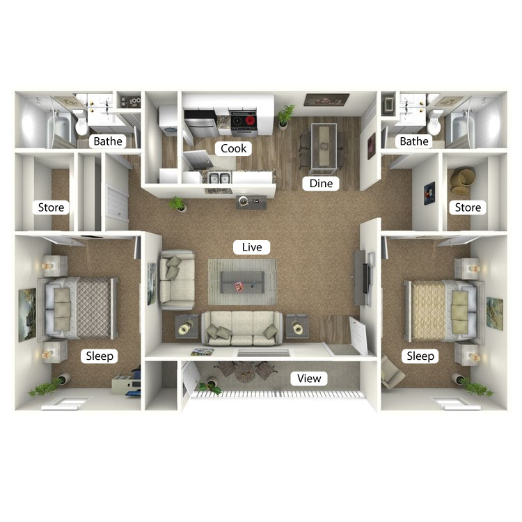 Floor plan image of The Chalet