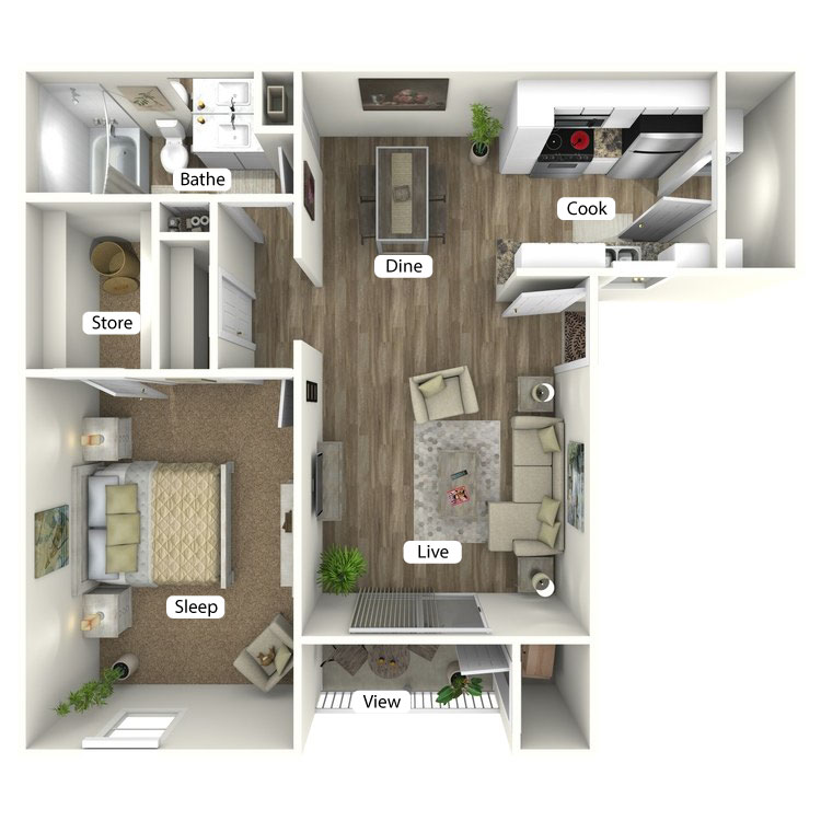 Floor plan image of The Cottage