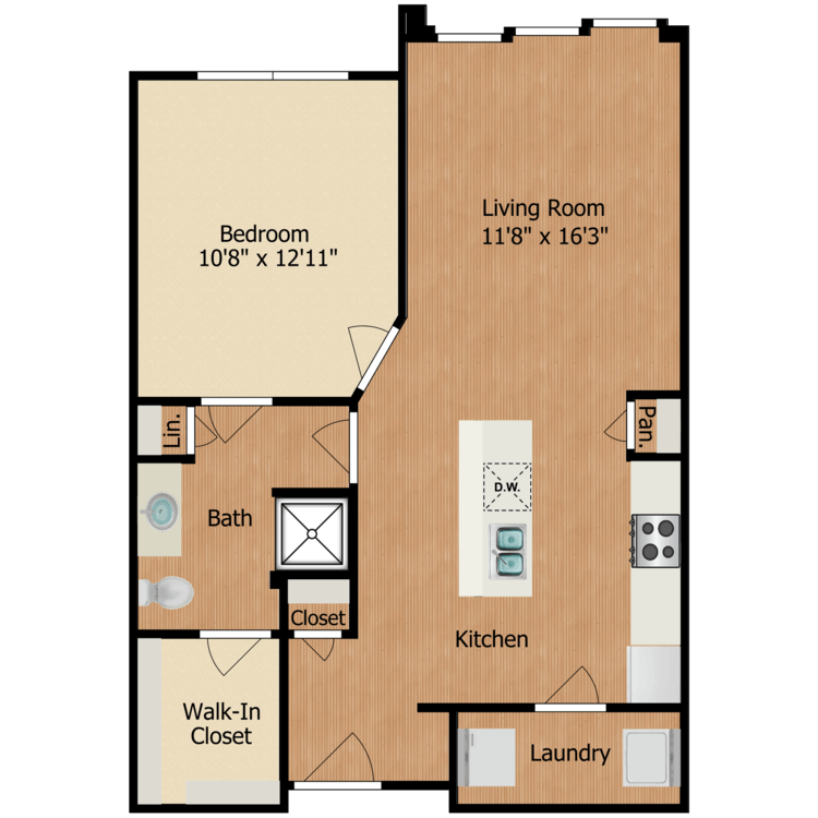Floor plan image of A1