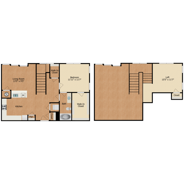 Floor plan image of A2 Loft