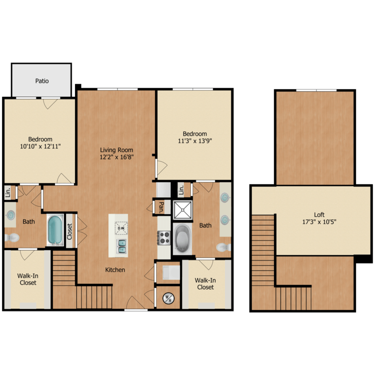Floor plan image of B2 Loft