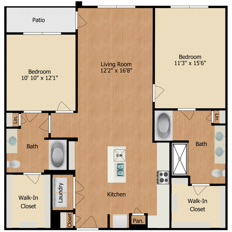 Floor plan image of B2