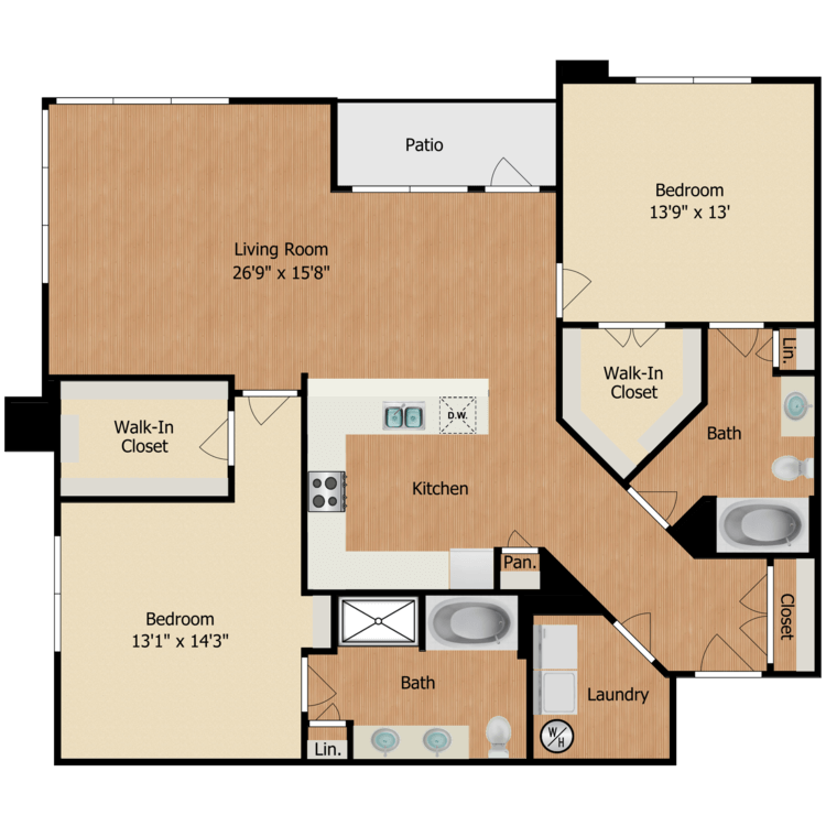 Floor plan image of B3