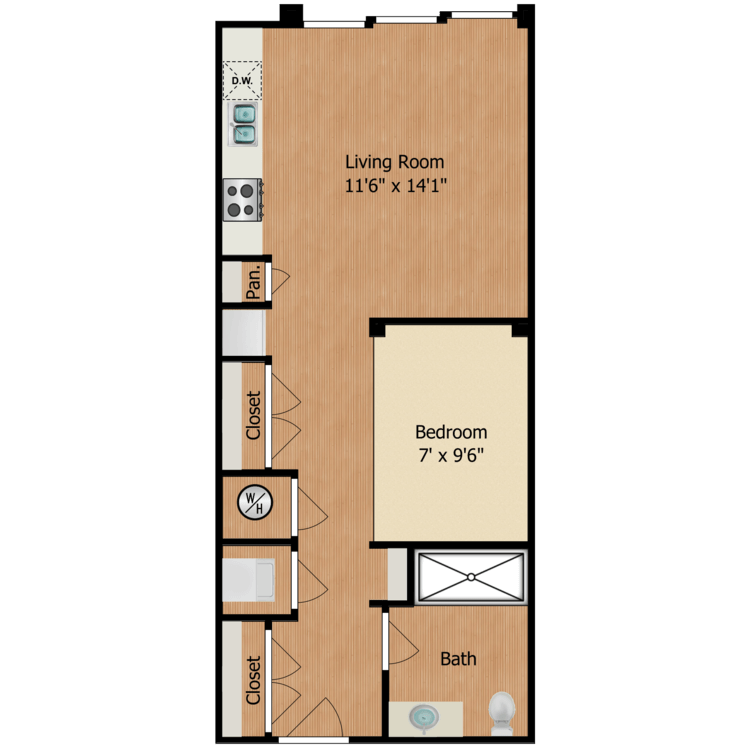Floor plan image of E1