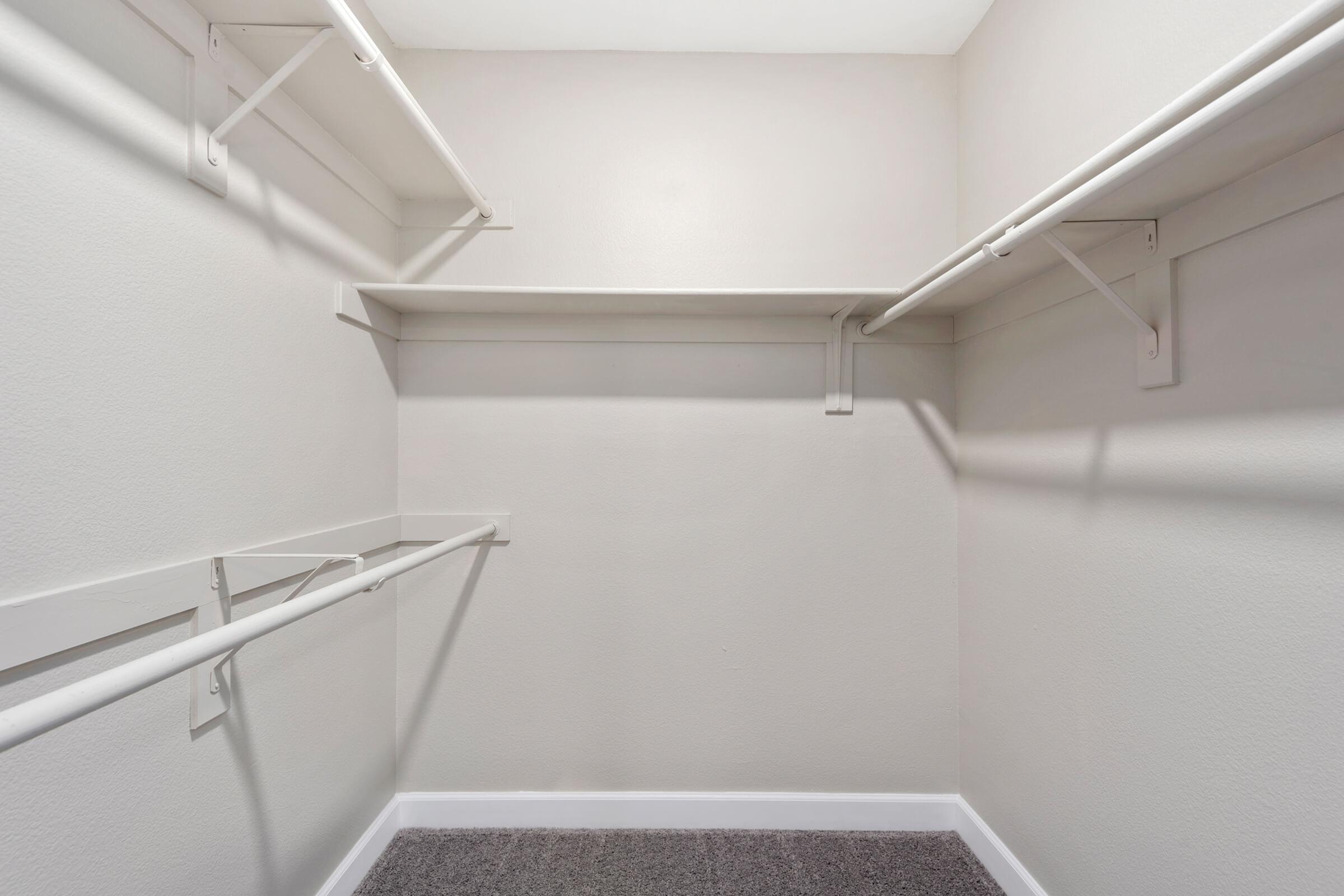Spacious walk-in closets at The Grove Deer Valley