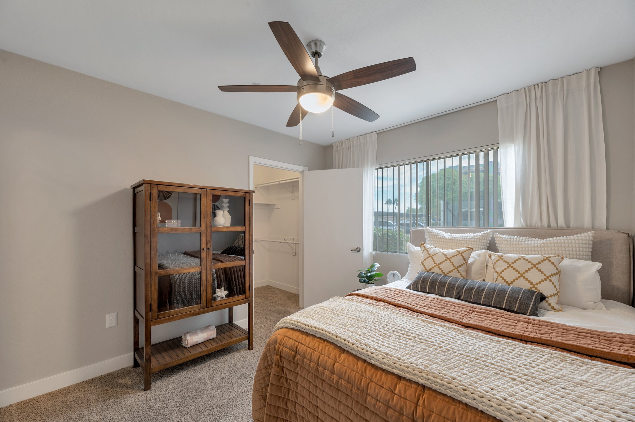 This is another bedroom and walk-in closet at The Grove Deer Valley