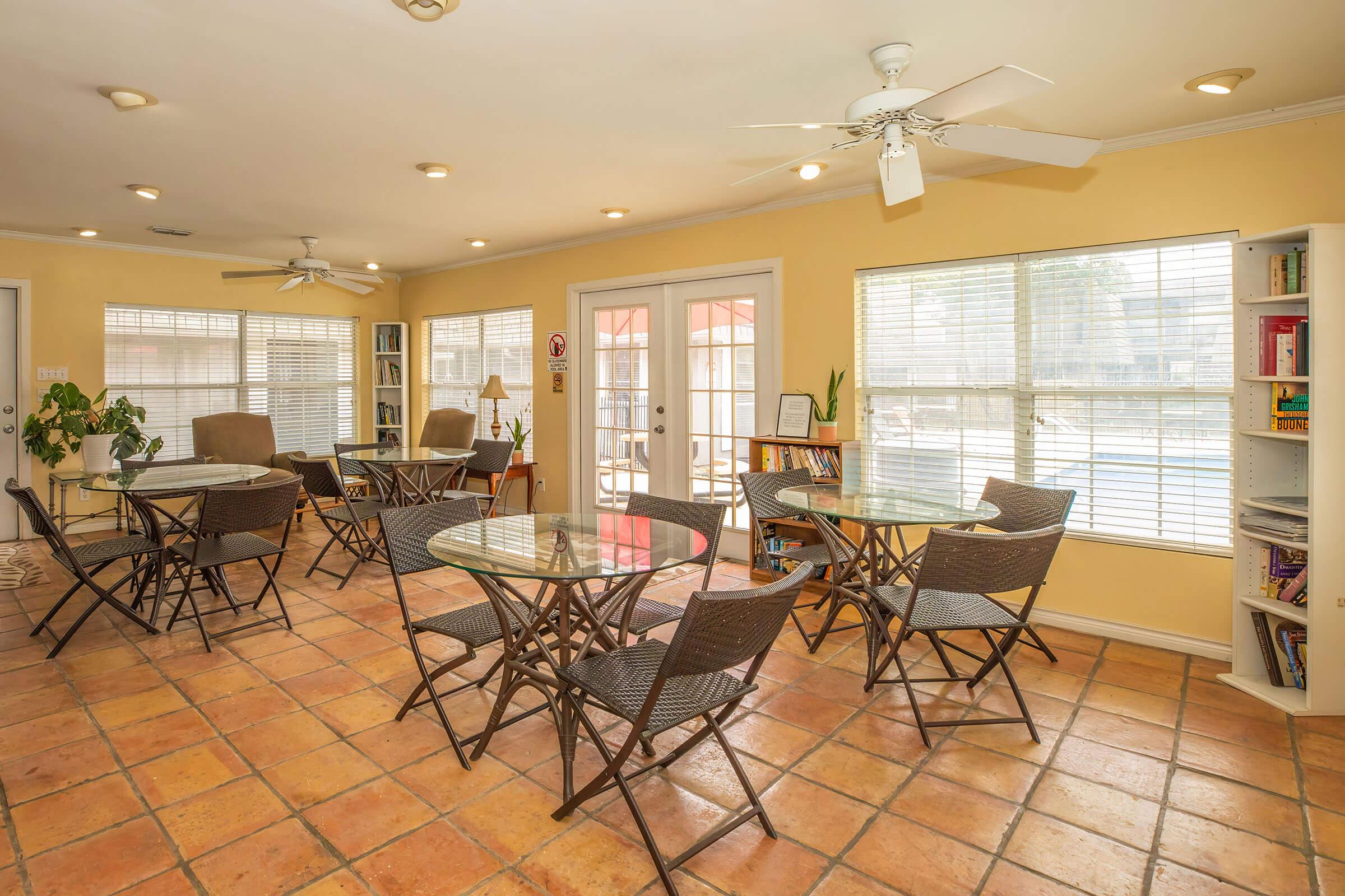 a dining room table