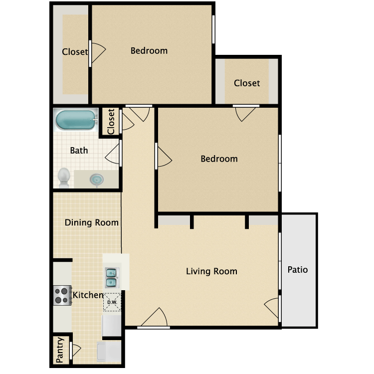 Floor plan image of D