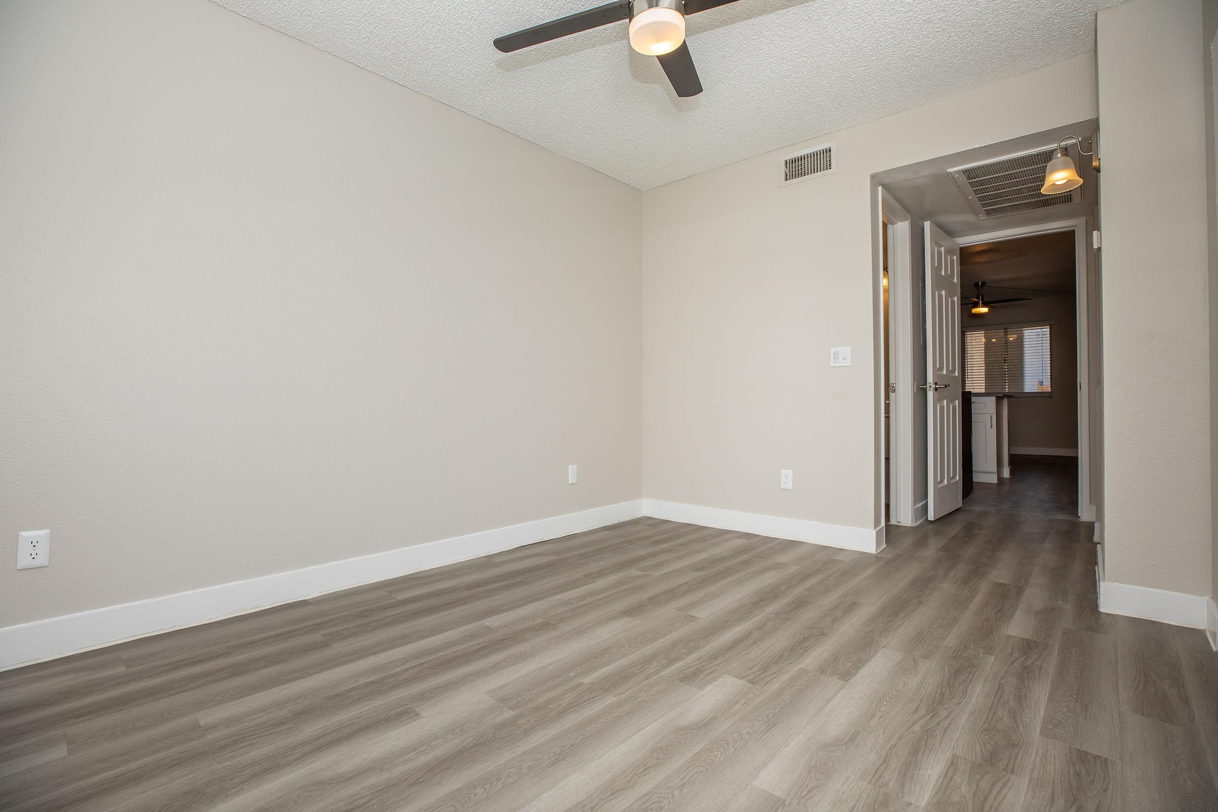 a view of a hard wood floor