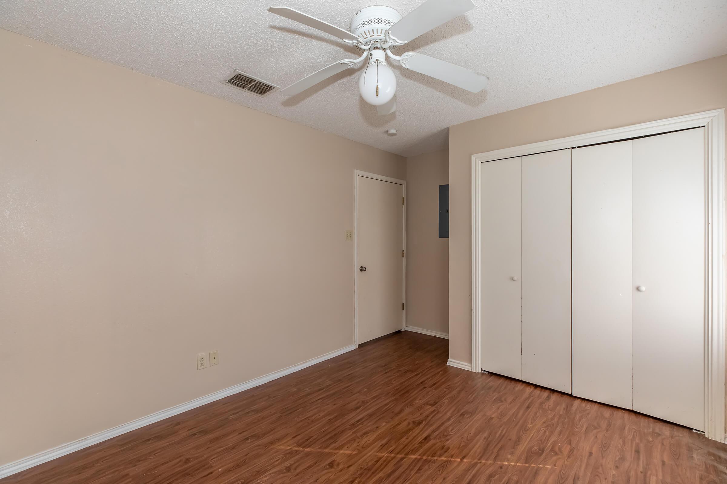 a room with a wooden floor