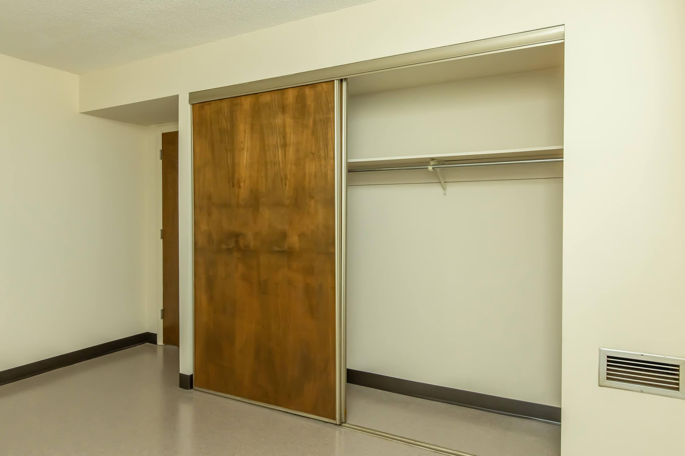 a refrigerator in a kitchen