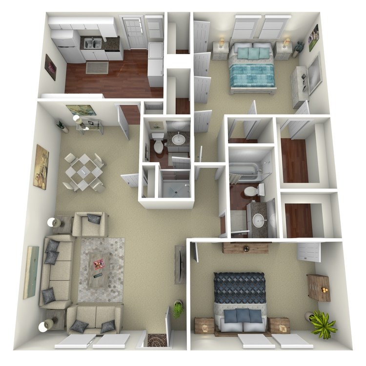 Floor plan image of B8
