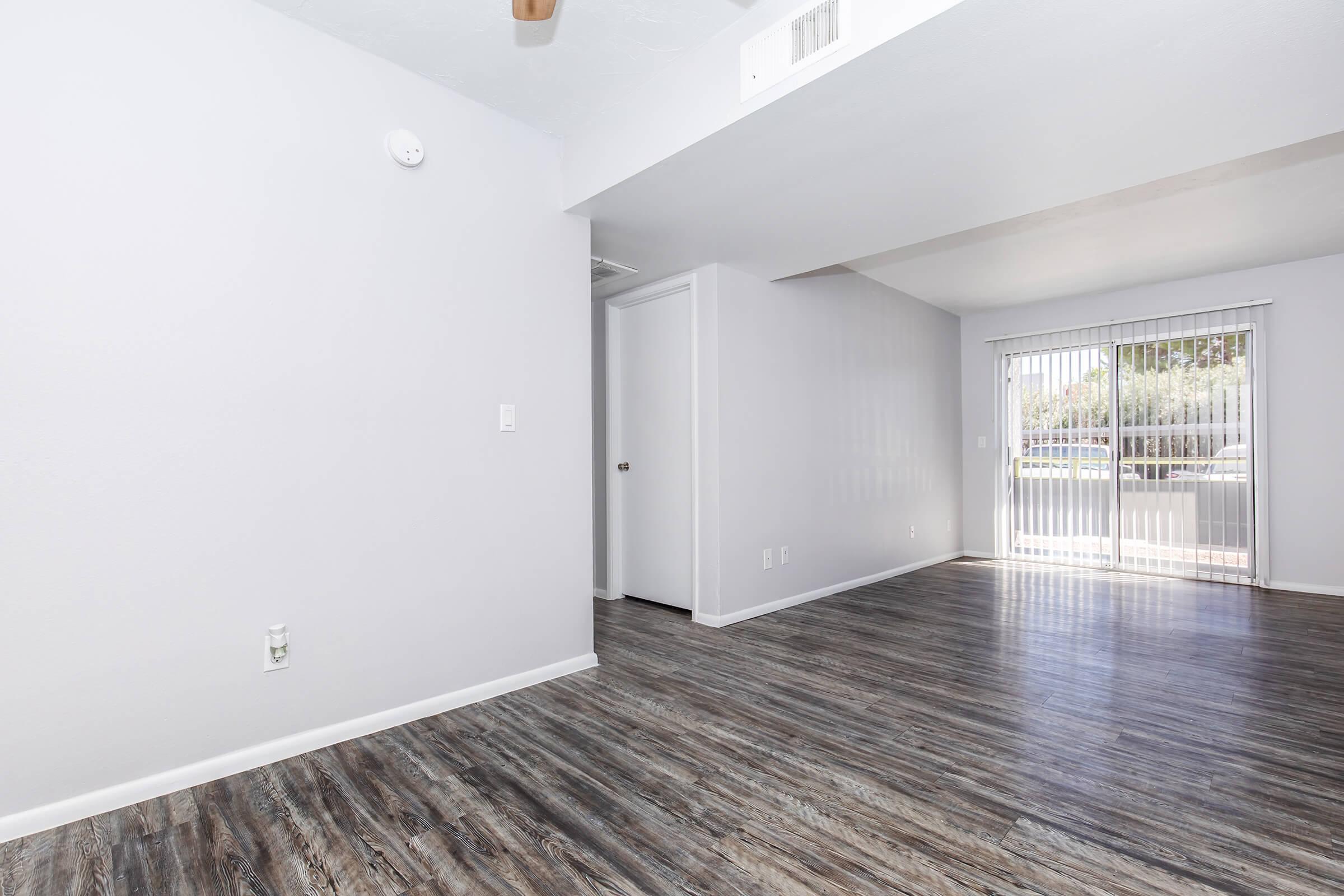 a room with a wooden floor