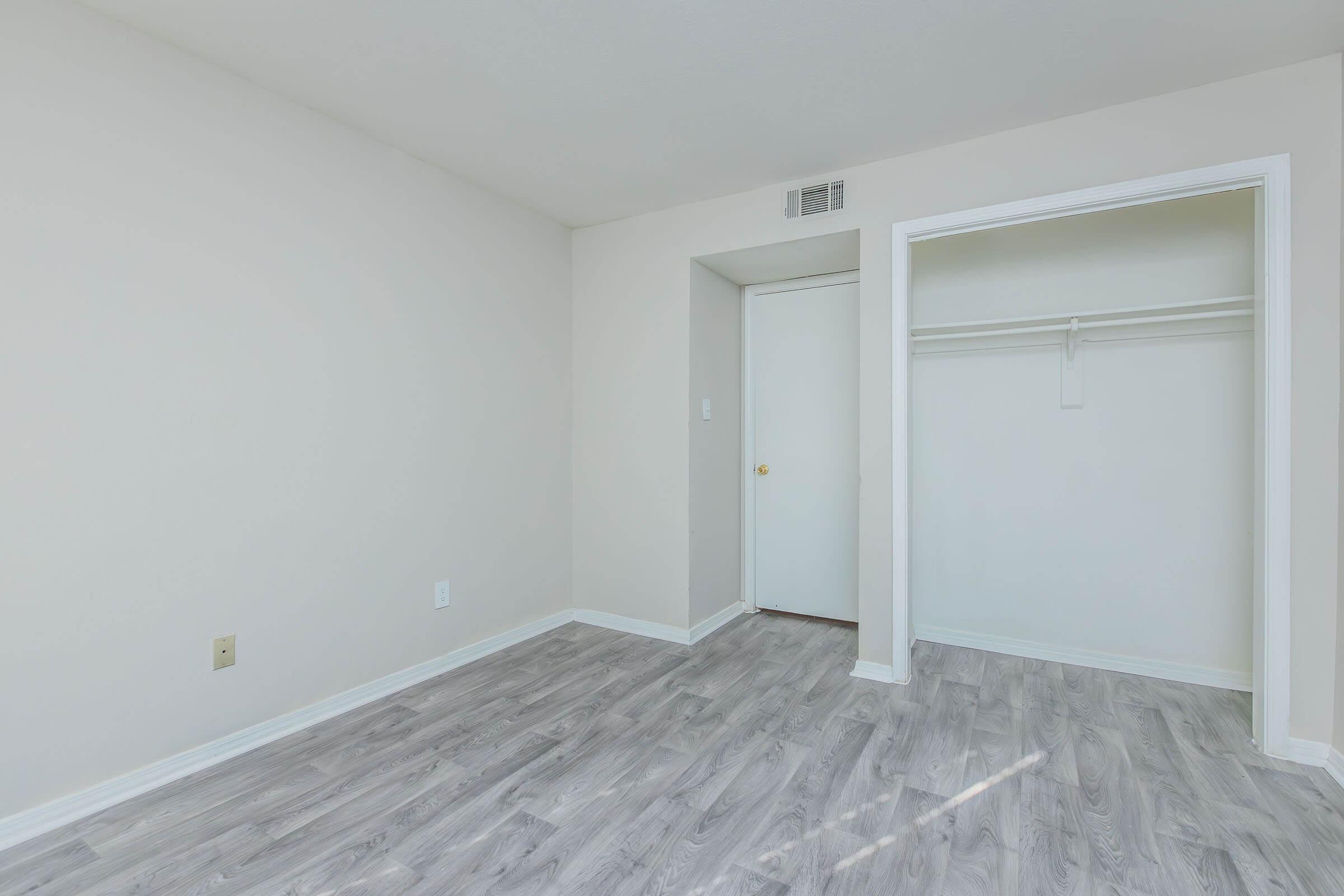 a room with a wooden floor