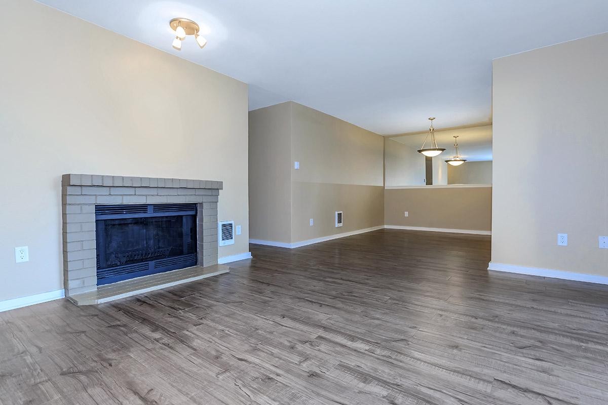 a living room filled with furniture and a fireplace
