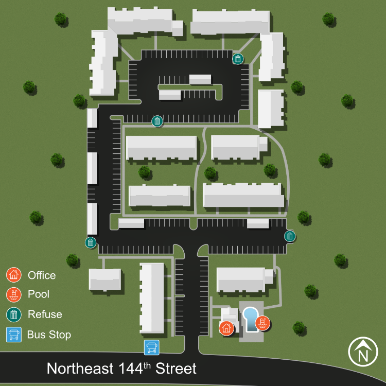 We make every effort to make our website accessible to anybody, especially those with disabilities. If you have question in terms of the relative location of an amenity or apartment home, please give us a call.