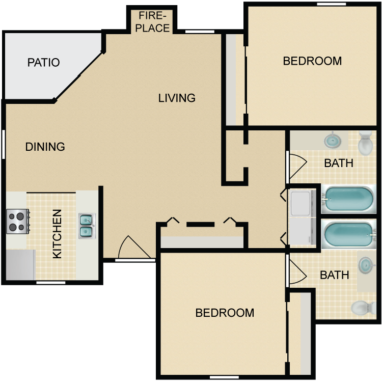 Floor plan image of The Sequoia, Downstairs