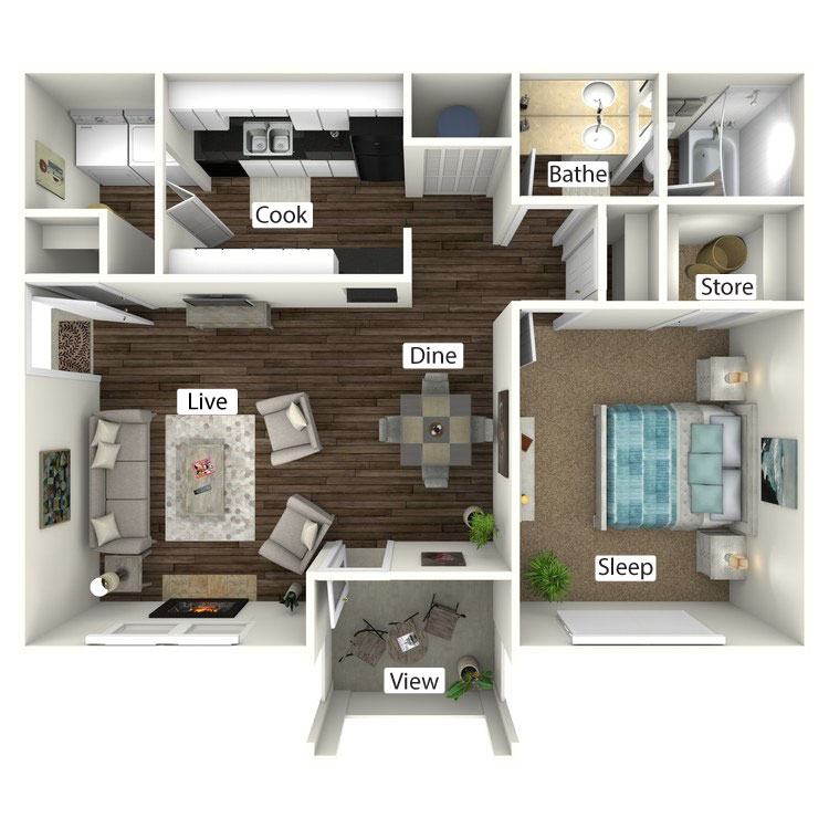 Floor plan image of The Bungalow