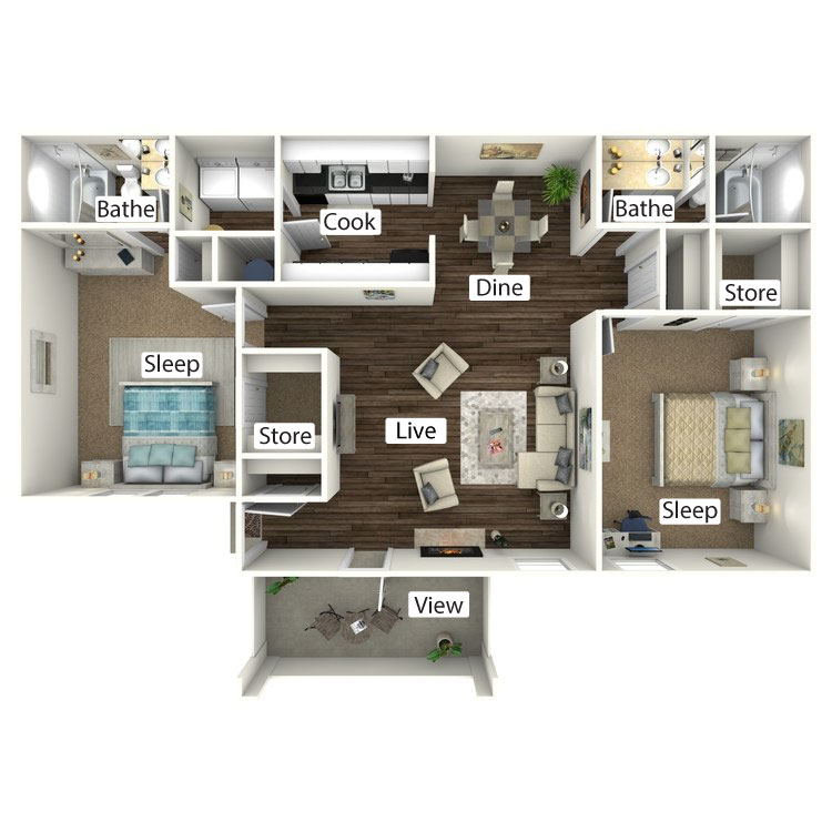 Floor plan image of The Cottage