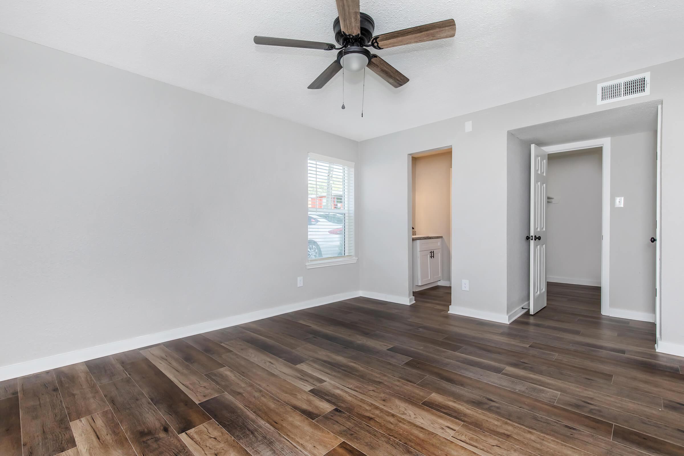 a building with a wooden floor