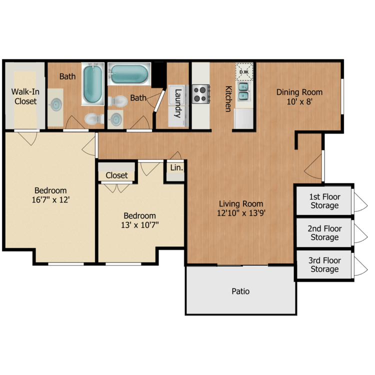 Floor plan image of Cypress