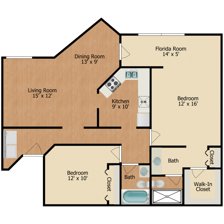 Floor plan image of Hemlock