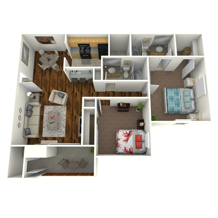 Floor plan image of B2