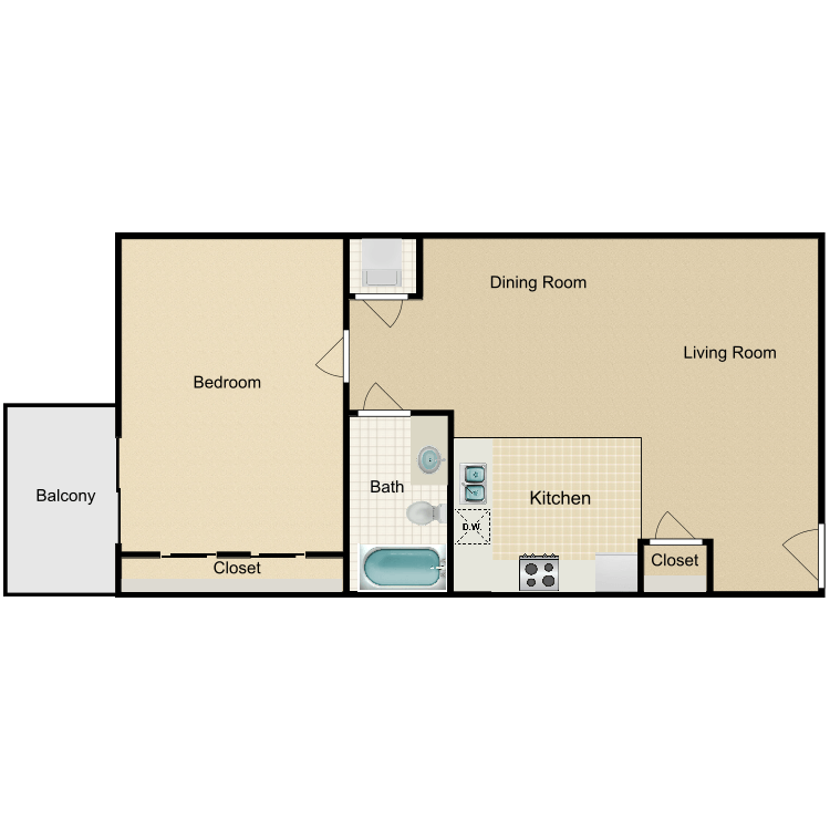 Floor plan image of Plan C - Detached Garage