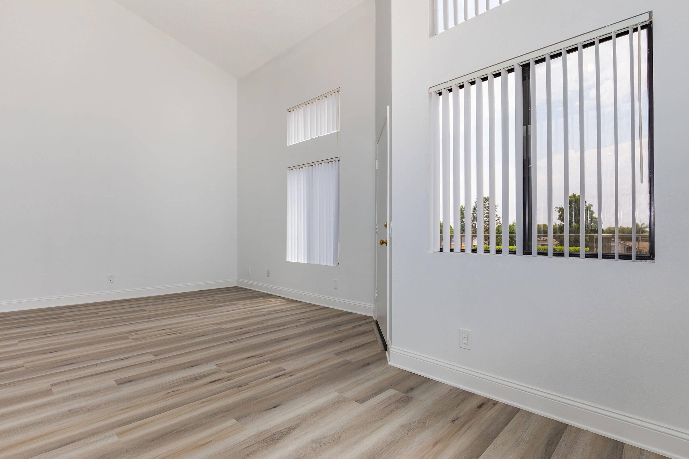 a room with a wooden floor