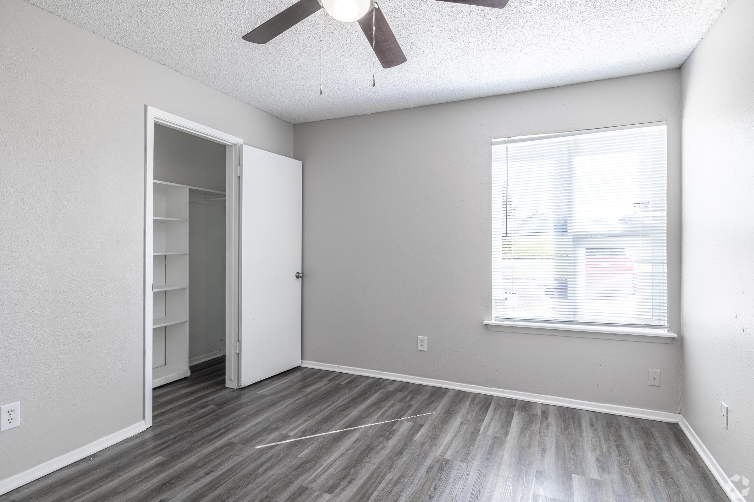 Bedroom with spacious closet