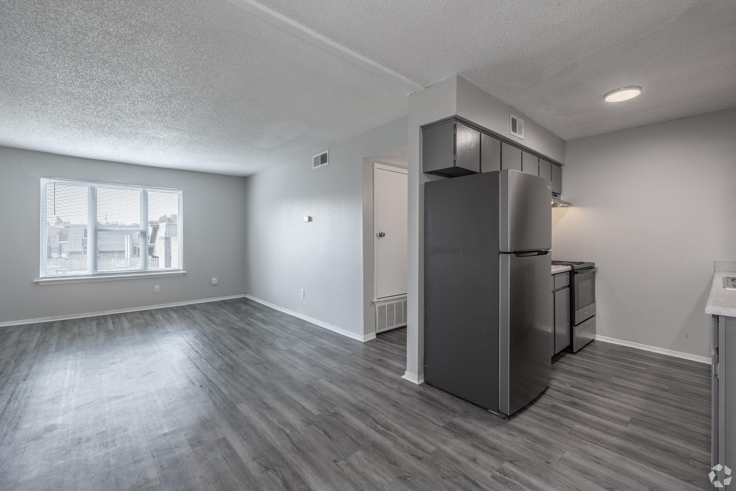 Open concept floor plan