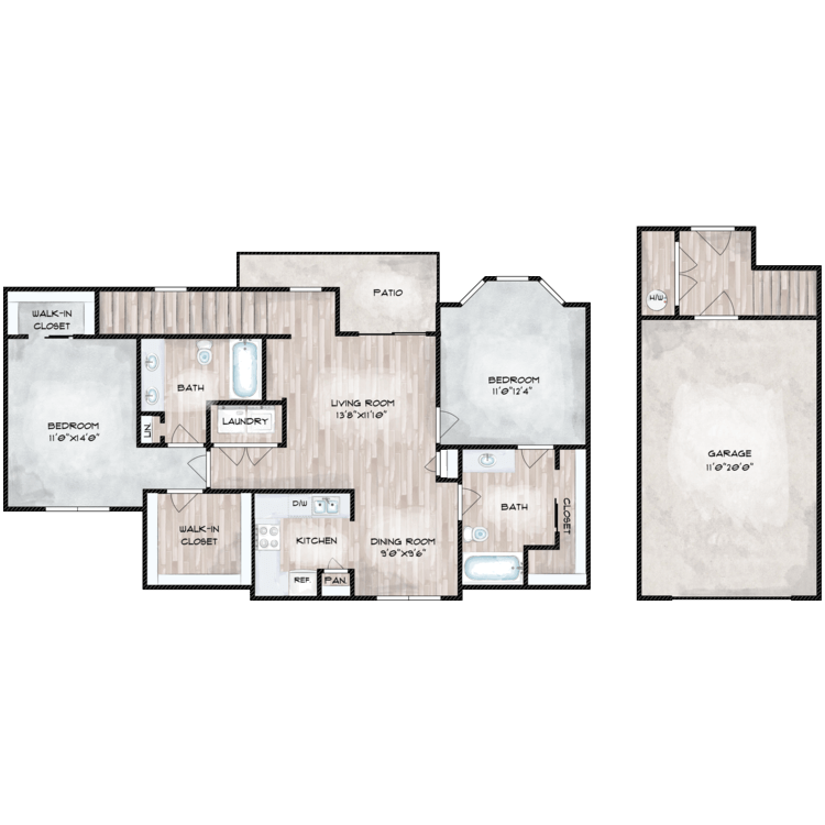 Floor plan image of B4