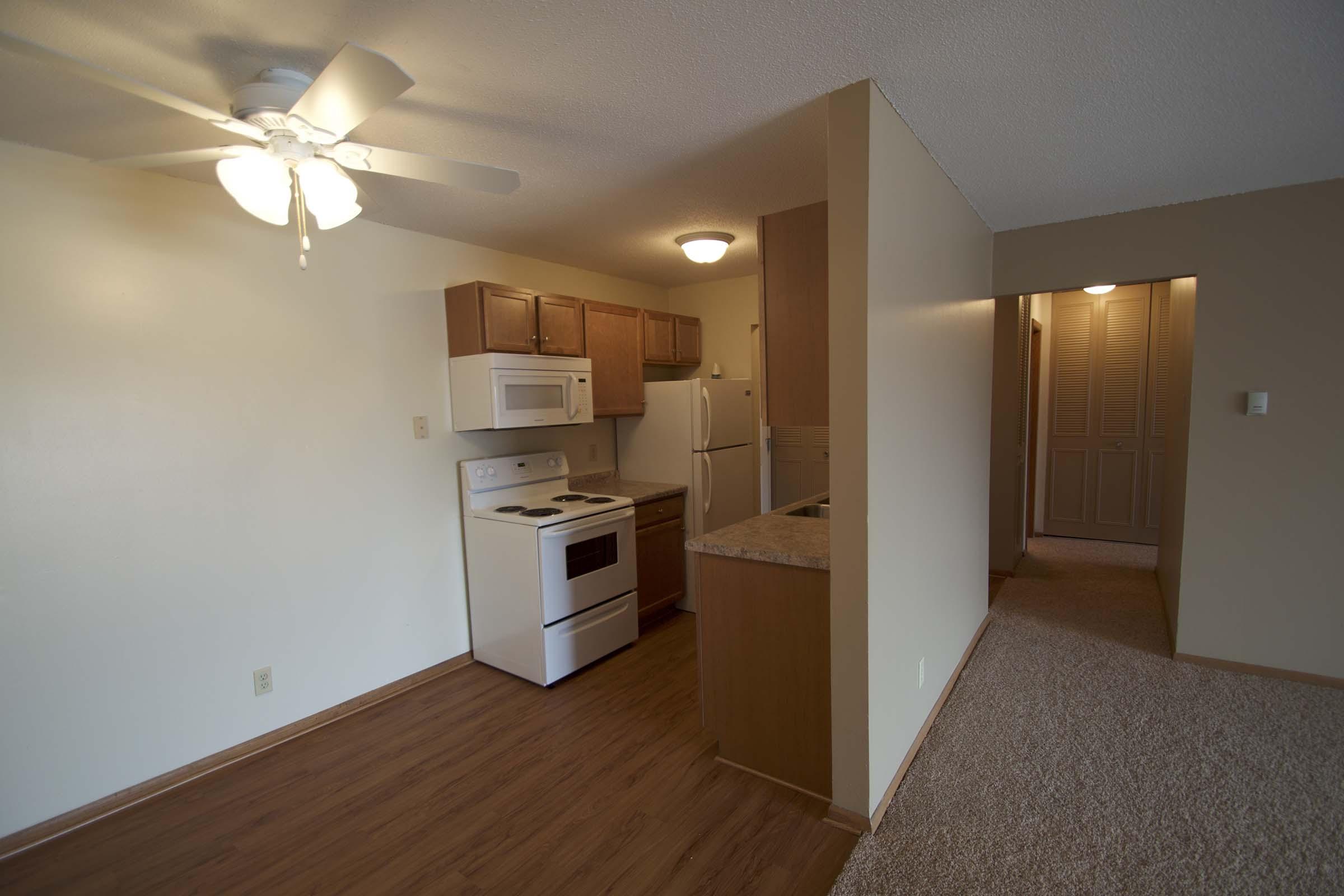 a view of a kitchen