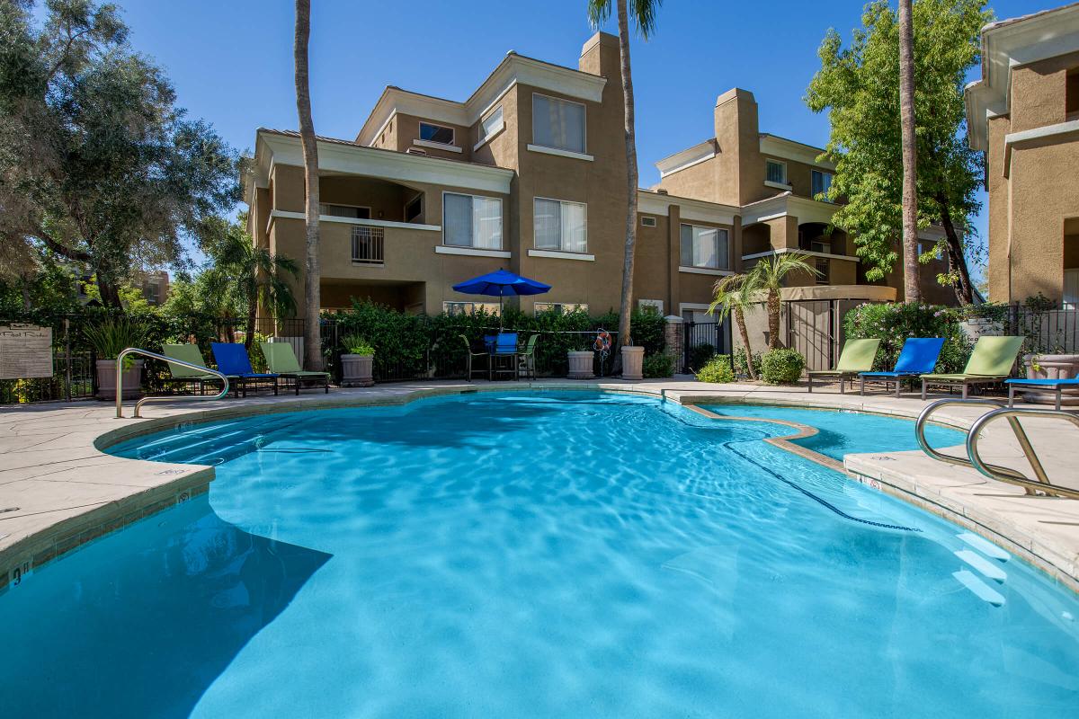 a large pool of water