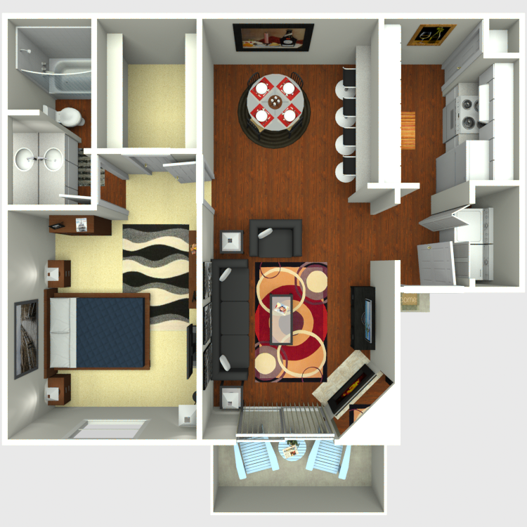 Floor plan image of B1-B2